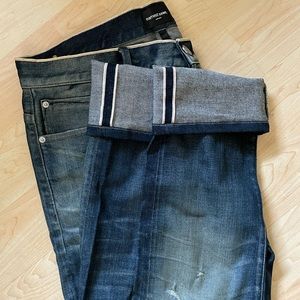 Earnest Sewn SELVEDGE Denim Jeans Men's W34 “Bryant”